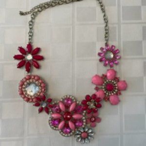 Pink statement necklace